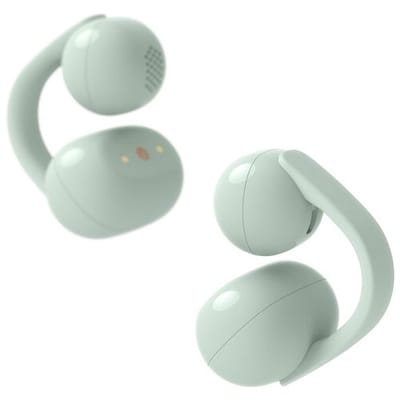 Sony LinkBuds Clip – Draadloze open-ear oordopjes， Kleur: Groen