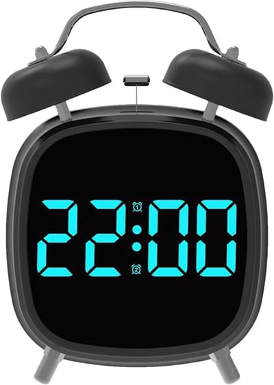 Wekker met Licht - Digitale Klok Timer - Wakker Worden Slapen - Luide Alarm Geluiden - 18 cm Hoog