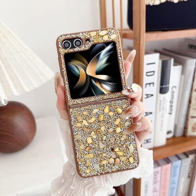 Sprankelende Diamant Briljant TPU Zachte Rand Telefoonhoesje voor Samsung Galaxy Z Flip 7 6 5 4 3 Flip7 Flip6 Huid Gevoel Beschermhoes Galaxy Z Flip4