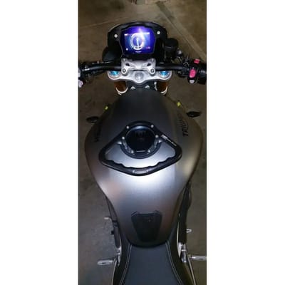 Motorfiets tankring A-sider Black Edition