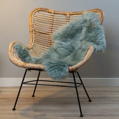 WOOOL Schapenvacht - Australisch Mint L (105x60cm) 100% Echte Schapenvachten - ECO+ Dierenvel