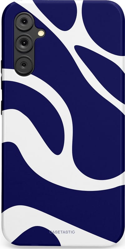 Casetastic Hoesje Geschikt voor Samsung A34 (5G) - Stijlvolle Beschermende Duo-layer Case - Zeebries Golven