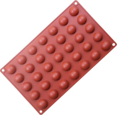 35-holte ronde bol bal siliconen mal niet-stick snoep schimmel gelei schimmel zoete vorm flexibele bakvormen schimmel ijsblokje lade food grade siliconen mal voor chocolade snoep.