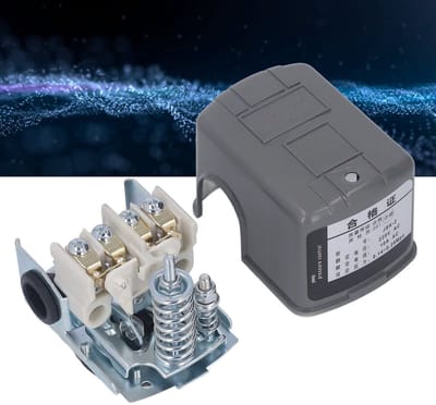 Allecto - Waterdrukschakelaar - Pompdrukregelaar - Verstelbaar voor 220VAC - 3/8 Inch NPT - Betrouwbare werking - Voor waterpompen - Compact