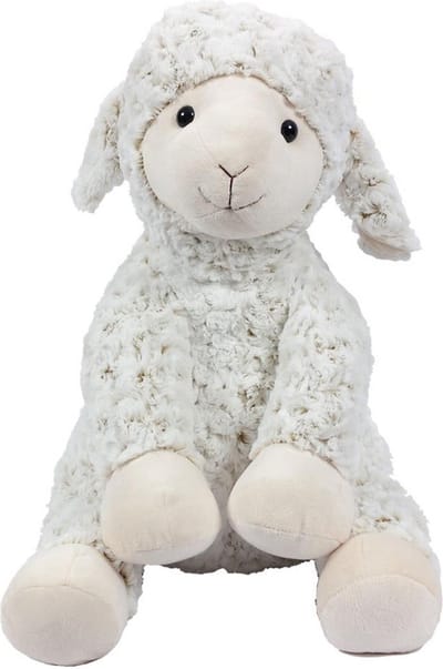 Pia Toys Knuffeldier Schaap/lammetje - zachte pluche stof - premium kwaliteit knuffels - wit - 50 cm - Schapen - zittend