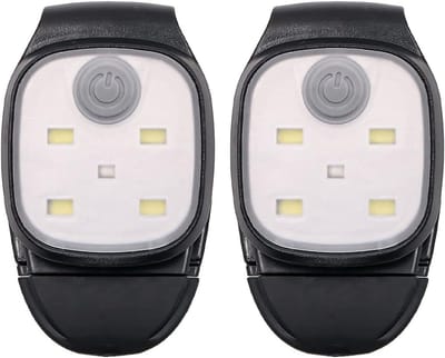 2 Pack Oplaadbare LED Looplichten voor Buiten - Reflecterende Veiligheidsverlichting voor Hardlopen, Wandelen en Kamperen