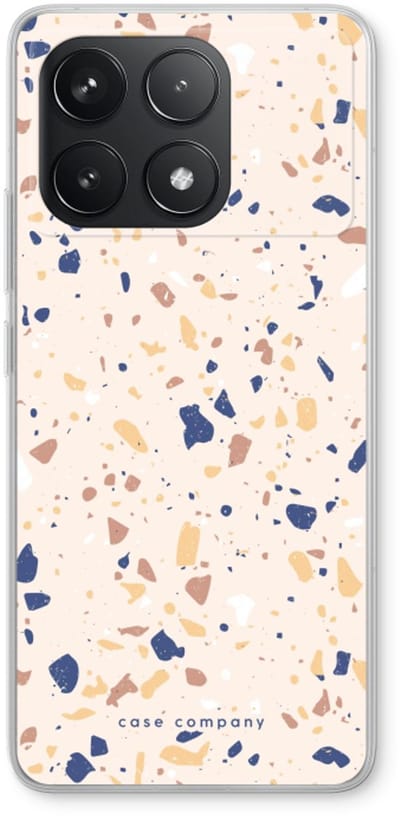 Case Company® - Hoesje geschikt voor Xiaomi Poco F6 Pro hoesje - Terrazzo N°23 - Soft Cover Telefoonhoesje - Bescherming aan alle Kanten en Schermrand