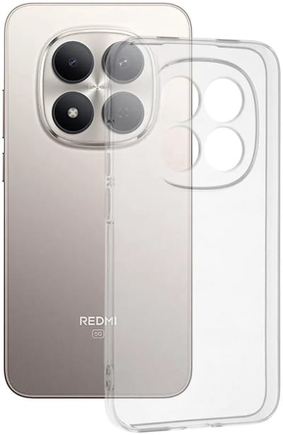 Hoesje geschikt voor Xiaomi Redmi Note 15 Pro 5G - Techsuit Clear Silicone Back Cover - Transparant