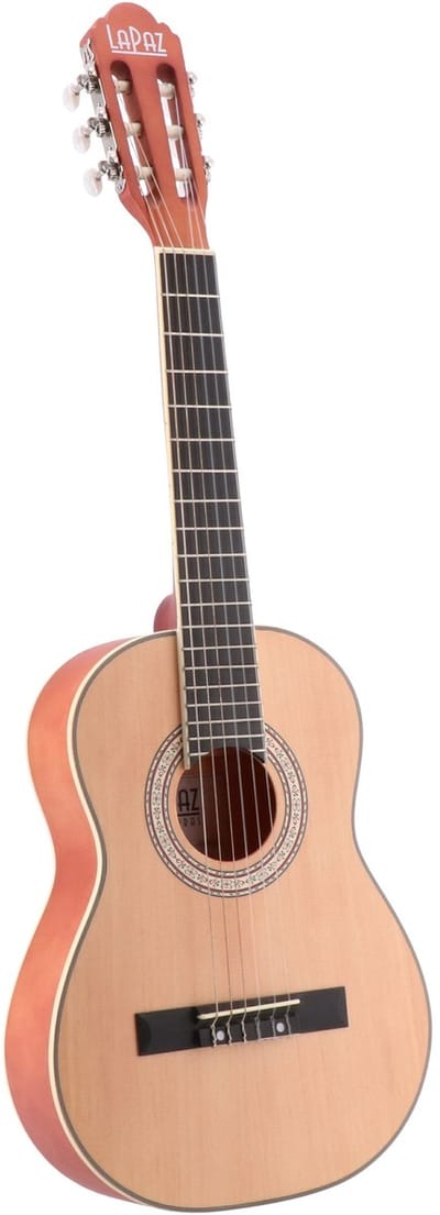 Klassieke gitaar 3/4 - Met gratis lessen - LaPaz C30N-3/4 - Hout
