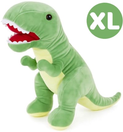 Topknuffels® - T-Rex Groen Dinosaurus Pluche Knuffel 50 cm - Speelgoed Dino World Knuffels voor Kinderen Jongens Meisjes - Jurassic Dragon Draak Parc Draken Dino's Park Plush Toy
