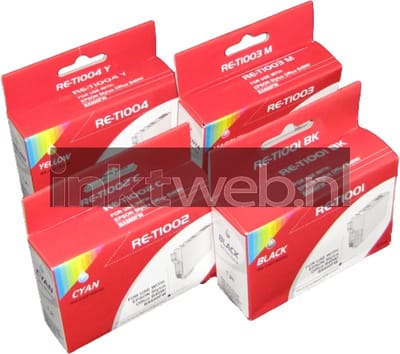 Huismerk Epson T1006 multipack zwart en kleur (Compatible XXL)