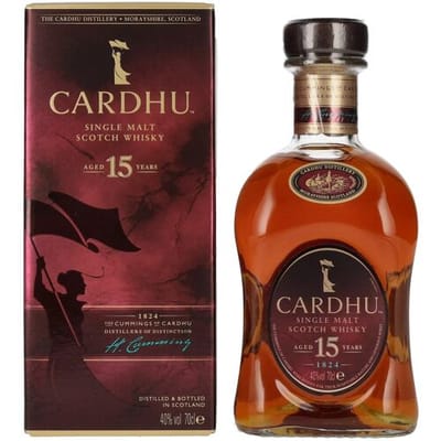 Cardhu Whisky Cardhu 15 Years Old Single Malt Scotch Whisky 40% Vol. 0,7l in geschenkverpakking
