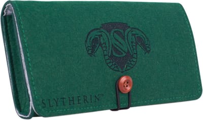 Trade Invaders Harry Potter - Slytherin Switch Felt Pouch - Green - Miscellaneous Bag - Nintendo Switch