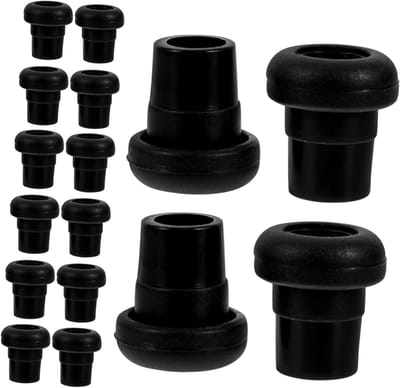 16 Tafelvoetbal Eindkappen Plastic Voetbalstaaf Covers voor Veiligheid Eenvoudig Te Installeren Foosball Rod Plug Accessoires
