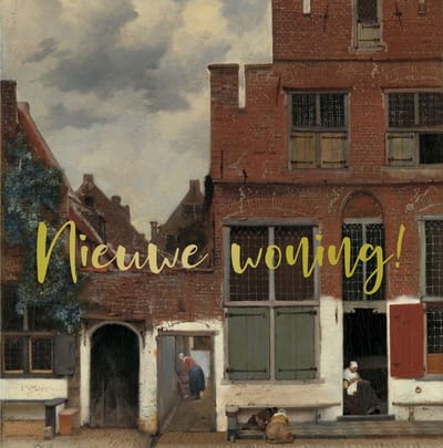 Museum Life Wenskaart - ML23 - Johannes Vermeer - Het straatje - Nieuwe woning