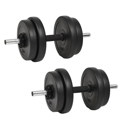 vidaXL - Halter - met - gewichten - 40 - kg