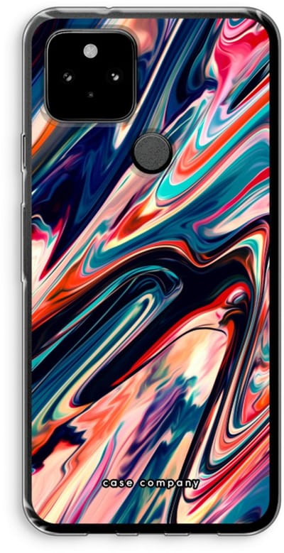 Case Company® - Hoesje geschikt voor Google Pixel 5 hoesje - Quantum Being - Soft Cover Telefoonhoesje - Bescherming aan alle Kanten en Schermrand