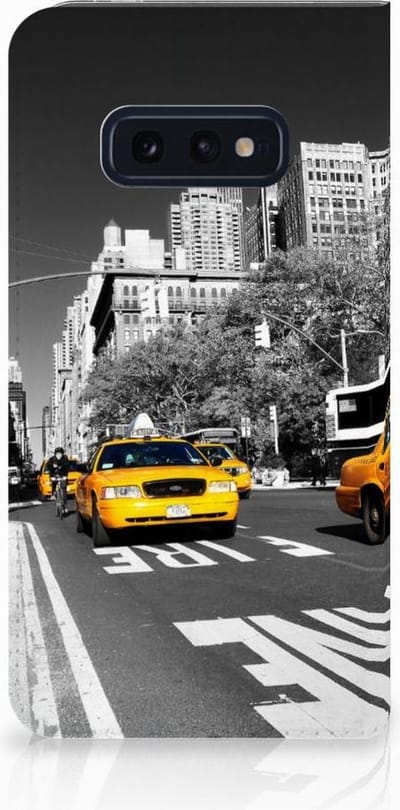 Samsung Galaxy S10e Book Cover New York Taxi
