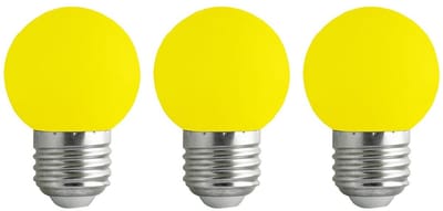 VITO LED Lamp G45 E27 - 2W (vervangt 15W) - 120lm - Geel Licht - 180-240V - Flikkervrij - Energiezuinig - 3 stuks