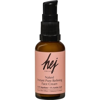 Hej Organic Vochtinbrenger Naked Instant Porieverfijnende Gezichtscrème Dames 30 ml