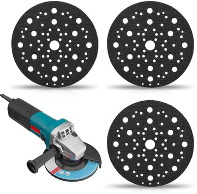 Beschermende Pad Schuurdisc - Polijstschijf Mat - Schuurmachines Beschermen - 70 Gaten Systeem - 150 mm - Zwart