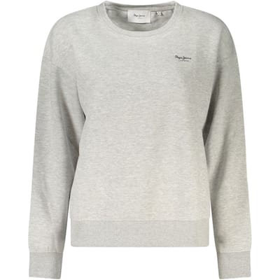 Pepe Jeans Grigio Katoenen Dames Sweatshirt