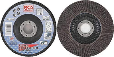 Lamellenslijpschijf Ø 125 mm voor haakse slijper - Aluminiumoxide K 80