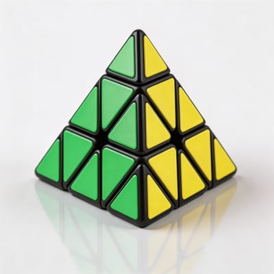 Qiyi Pyramide – Speedcube | Snel, Soepel & Duurzaam – Klassieke Speed Cube - Puzzelkubus voor Jong & Oud - Fidget - Fidget Cube - Fidget Toys