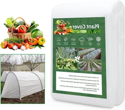 Winter Fleece voor Planten, 2 x 5 m, Beschermdoek tegen Vorst, Ademend en Onkruidwerend, Ideaal voor Tuinplanten en Gewassen