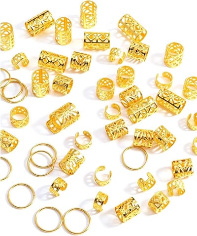 Haaraccessoires Set - Haarkralen Vlechten - Haar Stijlen - Zacht Aluminium Materiaal - 40 Stuks - Goud