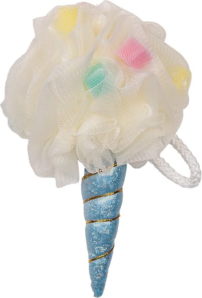 Clayre & Eef Badspons Ø 10x18 cm Wit Polyester