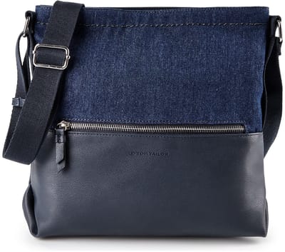 TOM TAILOR schoudertas Erin Cross Bag Denim Blue donkerblauw