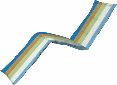 Madison - Tuinkussen - Ligbedkussen - 200 x 65cm - Vivero Azur - Blauw