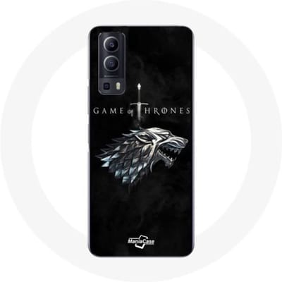 Coque pour Vivo Y72 Game of Thrones Saison 8 Le Trône de Fer La maison Stark Logo L'hiver arrive