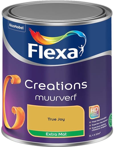 Flexa - Creations Muurverf Extra Mat - True Joy - Mengverf - 1 L