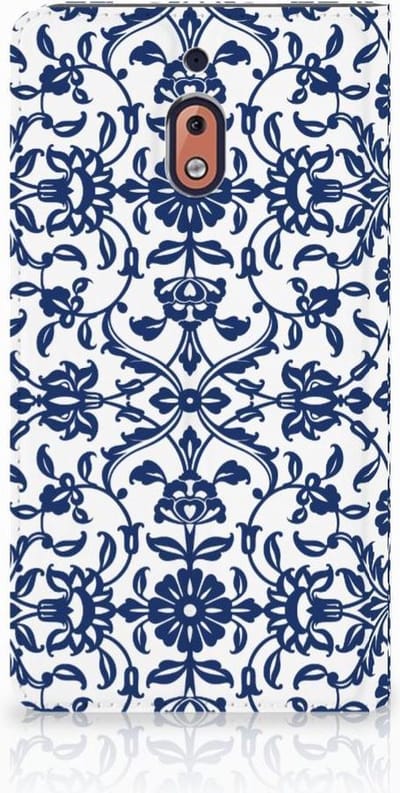 Nokia 2.1 2018 Smart Cover Flower Blue