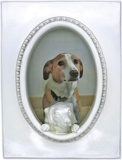 Lavandoux - Honden Fotolijst - Fotomaat 10 x 15 cm - Wit