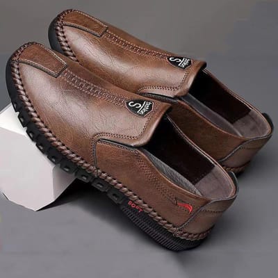 Nieuwe Herenschoenen Heren Zakelijke Schoenen Leren Schoenen Herenleer Zachte Zool Middenleeftijd Lage Top Casual Schoenen 44