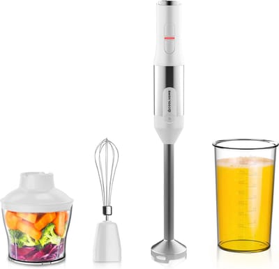 CoolHome Powerblend M2 staafmixer - 4-in-1 staafmixer Set - 1200W -Wit