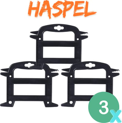 Haspel Kerstverlichting - 3 stuks - Kerstversiering - Haspel Kerstverlichting - Kerst lampjes - Kersthaspel - Kerst verlichting houder - Kerst Haspel - Kerst Opruimen - Haspel leeg