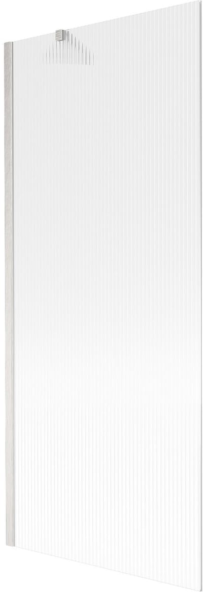 Mexen Next badwand 1-delig 80 x 150 , strepen, geborsteld nikkel - 895-080-000-00-09-97