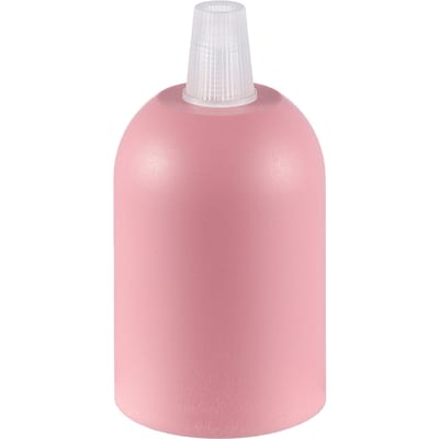 Home Sweet Home - DIY lamphouders - Lamponderdelen - ø4.4 x 8.5 cm - E27 - Roze - Cilinder - Ontworpen voor Hanglampen, Wandlampen