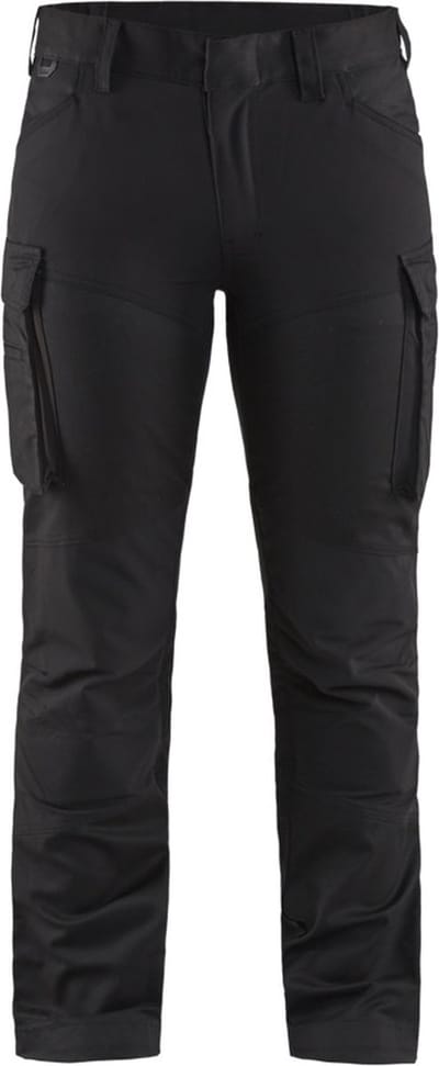 Blaklader Dames service werkbroek stretch 7147-1830 - Zwart - C40