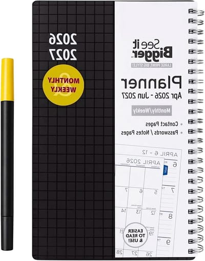 Planner 2019-2020 - Afsprakenboek Agenda - Planning Maken - Extra Grote Schrijfruimte - 227 cm - Bloemen