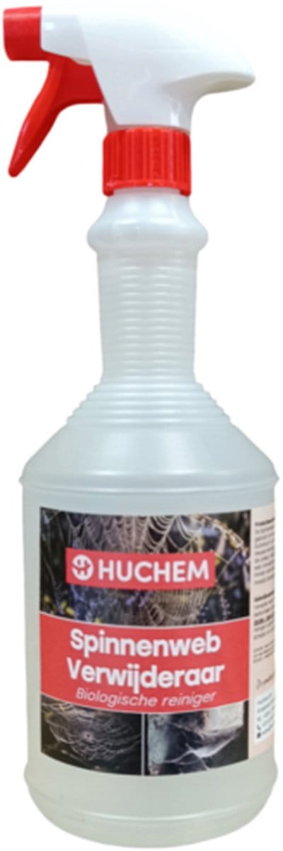 Spinnenweb verwijderaar | 1L Sprayfles | Biologische reiniger | Spider web remover | Web Free | Spinnen aanslag verwijderaar | Spinnen poep verwijderaar