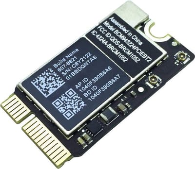 Let op type!! WiFi & Bluetooth Network Module for Macbook Air 13.3 inch A1369 (2010-2011) & 11.6 inch A1370 (2010-2011) & A1465 (2012)
