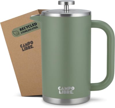 Koffiezetapparaat - Koffiepers - Verse Koffie - Dubbelwandig Geïsoleerd - 1000ml - Groen
