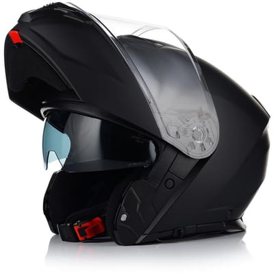 Vito Prato Mat Zwart - Maat M - Scooterhelm - Flip-Up helm - ECE 22.06 Gekeurd