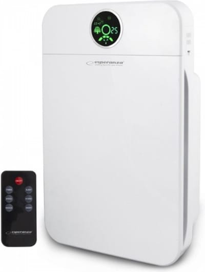 Esperanza EHP002 Luchtreiniger Met Ionisator - met HEPA-filter - Air Purifier - 35-50 m² - Wit