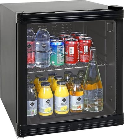 Luxe Wijnkoelkast – Wijnklimaatkast – Wijnkoeler – Flessenkoelkast – Geruisloos – Minibar – 46L Capaciteit – Compact Design – Zwart